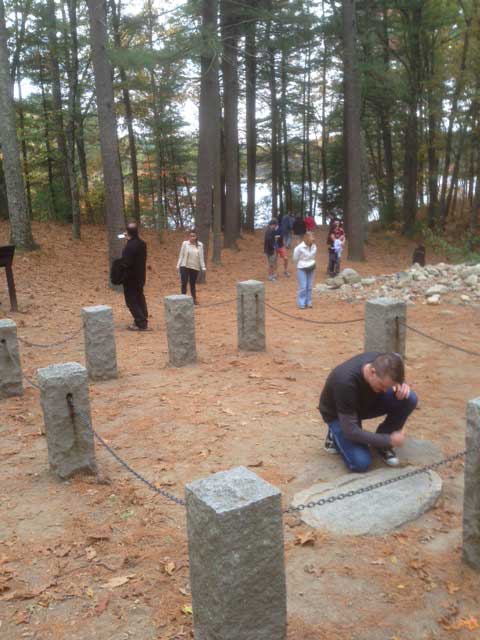 Walden Pond, Cabin site